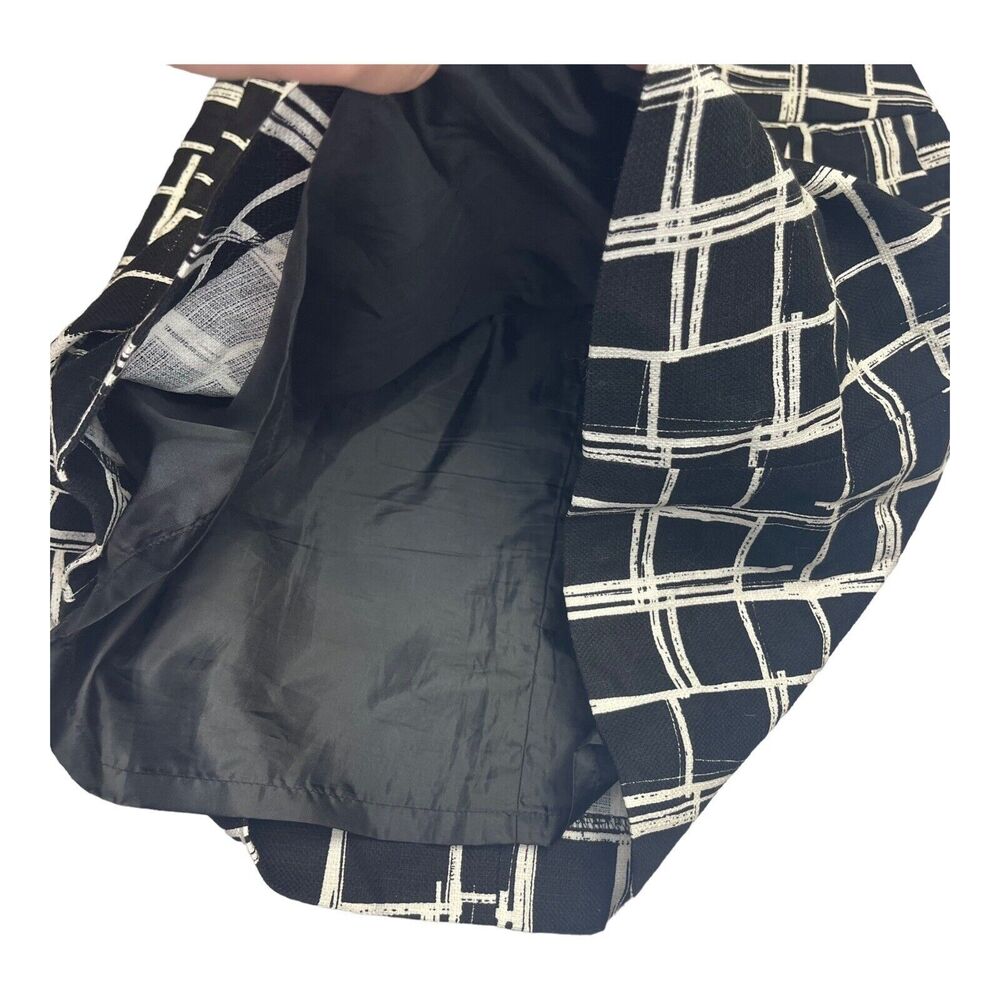 GAP Black & White Checkered Short Skirt Women’s Size 2 - Picture 6 of 8